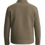 Harrington Moleskin Mushroom Brown Jacket Back