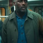 Hijack S02 Idris Elba Green Coat front