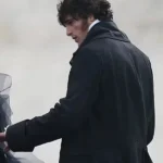 Jacob Elordi Wuthering Heights Black Coat