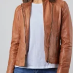 Jilly Leather Jacket front