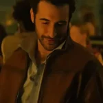 Jordan Firstman I Love LA Brown Leather Jacket