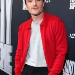 Josh Hutcherson Marty Supreme 2025 Movie Premiere Red Jacket