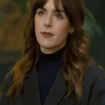 Kiernan Shipka Industry S04 Black Coat