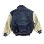 Knicks NBA Game Timothee Chalamet Leather Jacket Back