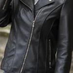 Kylee Leather Biker Jacket