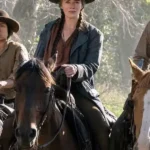 Lena Headey The Abandons Grey Coat