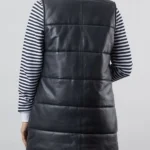 Lowood Long Leather Gilet back