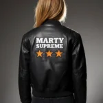 Marty Supreme Bomber Black Jacket