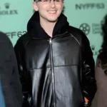 Marty Supreme Premiere Timothée Chalamet Black Jacket