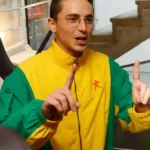 Marty Supreme Yellow and Green Timothée Chalame Jacket