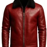 Mens Christmas B3 Shearling Leather Jacket