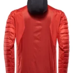 Mens G2 Bakosi Hooded Hybrid Jacket Red Back