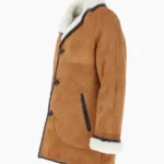 Mens Sheepskin Coat Brown