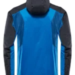 Mens Zubron Hooded Jacket Blue Back