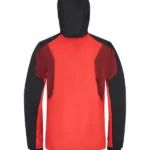 Mens Zubron Hooded Jacket Red Back