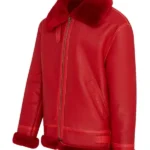 Mens_Christmas_Red_Shearling_Leather_Jacket