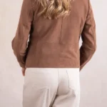 Sawrey Suede Biker Jacket back