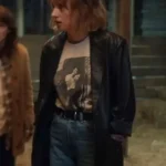Stranger Things S05 Robin Buckley Leather Coat