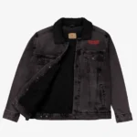 Stranger Things Unisex Sherpa Black Jacket