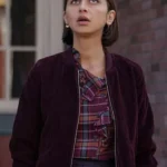 Superman and Lois S02 Chrissy Beppo Maroon Jacket