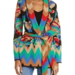 The Burbs S1 Keke Palmer Multicolor Chevron Cardigan