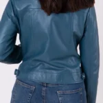 Thornhill Leather Biker Jacket back