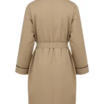 Timothée Chalamet Marty Supreme Brown Coat Back