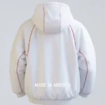 Timothée Chalamet Marty Supreme White Jacket Back