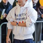 Timothée Chalamet White Marty Supreme Jacket