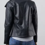 Womens Moresby Black Leather Jacket