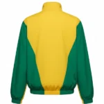 Yellow and Green Marty Supreme Timothée Chalame Jacket Back