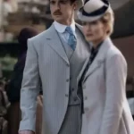 Young Sherlock Max Irons Grey Blazer