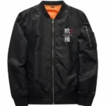Anime Tokyo Kaneki Ken Ghoul Black Bomber Jacket