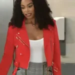 Beyond the Gates Chelsea Hamilton Leather Jacket