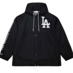 Black Dodgers Coach Jacket