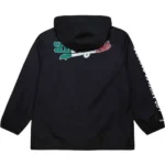 Black Dodgers Coach Jacket Back