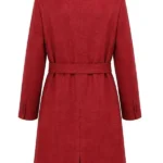 Bucephalus Hodge Young Sherlock Red Wool Coat back