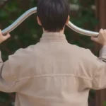 Cashero Lee Jun ho Light Brown Jacket Back