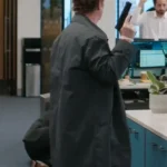 Dominic Mafham Steal Grey Coat Back