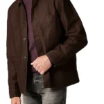 Girl Taken S01 Alfie Allen Brown Jacket