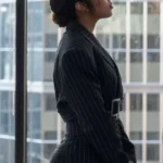 Kelly Rowland Relationship Goals Pinstripe Blazer