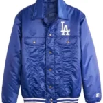 Los Angeles Dodgers Blue Satin Jacket