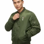 Mens Tokyo Ghoul Green Bomber Jacket
