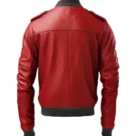 Mens_Stylish_Red_Bomber_Leather_Jacket_Back