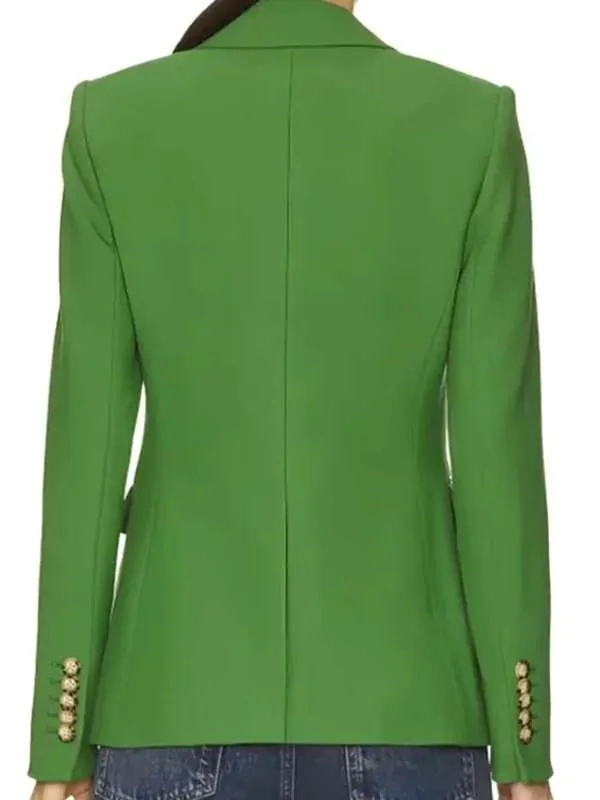 Mishael_Morgan_The_Young_And_The_Restless_Suiting_fabric_Green_Blazer