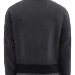 NCIS S23 Nick Torres Grey Bomber Jacket Back