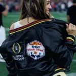 Nikki Bella Bowl Bomber Jacket Back