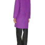 Sanctuary A Witches Tale Stephanie Levi John Purple Wool Coat Back