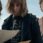 Stranger Things Maya Hawke Blue Coat