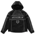Supreme Fox Racing Hooded Black Jacket